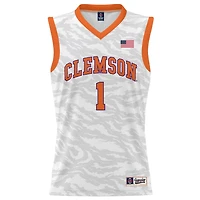 Unisex GameDay Greats 1 Clemson Tigers Lightweight Tiger Print Basketball Jersey