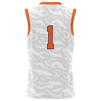 Unisex GameDay Greats 1 Clemson Tigers Lightweight Tiger Print Basketball Jersey