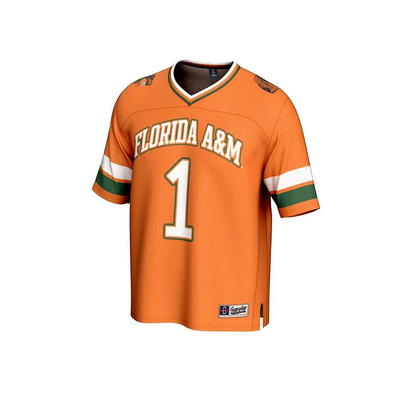 Unisex GameDay Greats 1 Florida AM Rattlers Collegiate Football Fashion Jersey