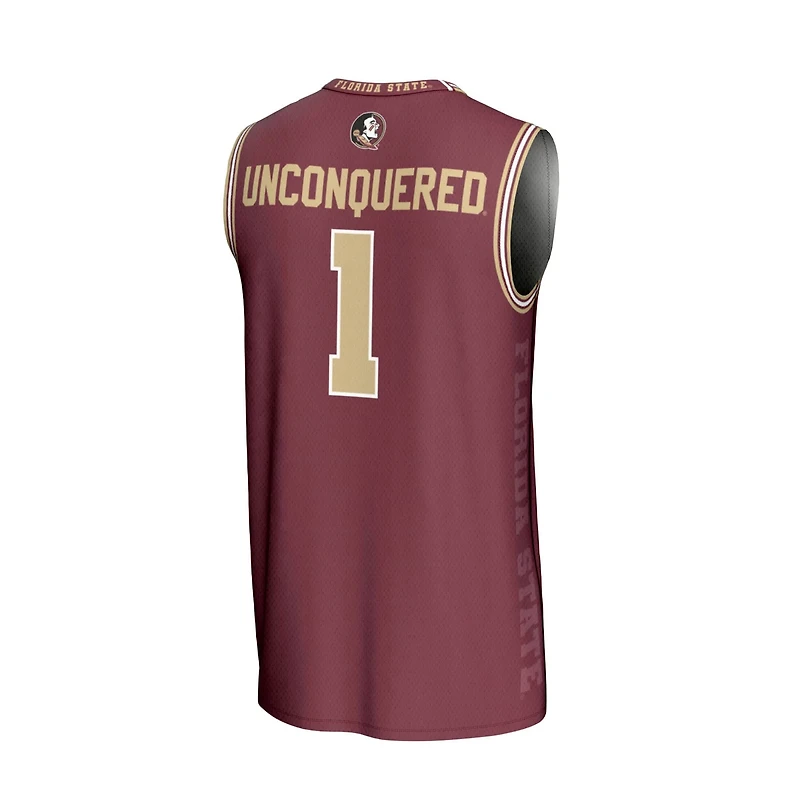 Unisex GameDay Greats 1 Florida State Seminoles Lightweight Icon Print Basketball Jersey
