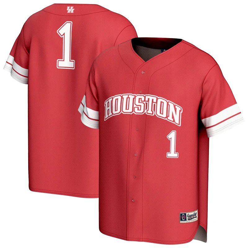 Unisex GameDay Greats 1 Houston Cougars Collegiate Baseball Fashion Jersey
