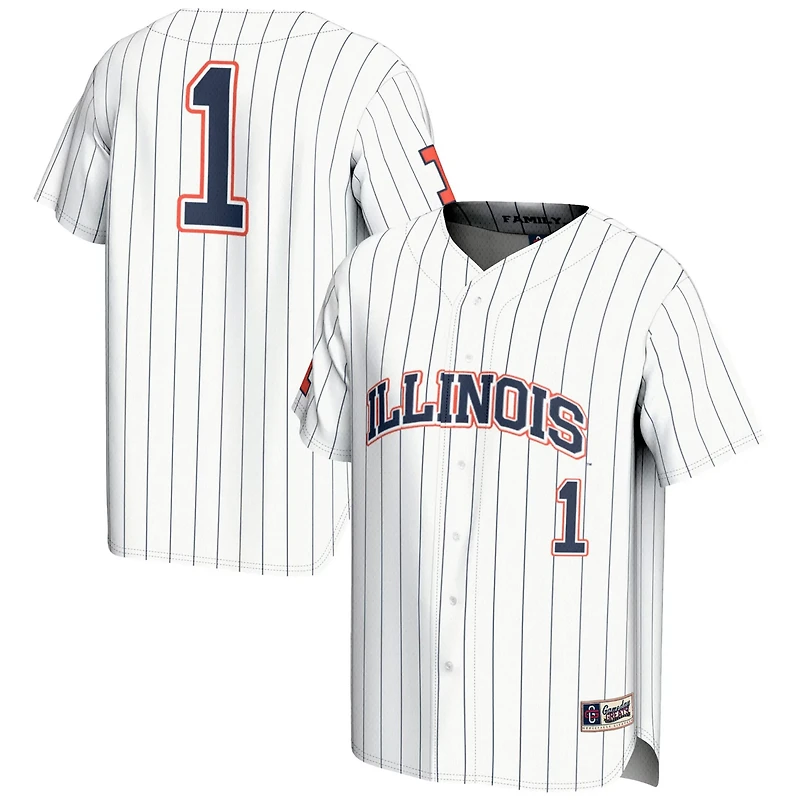 Unisex GameDay Greats 1 Illinois Fighting Illini Lightweight Baseball Jersey