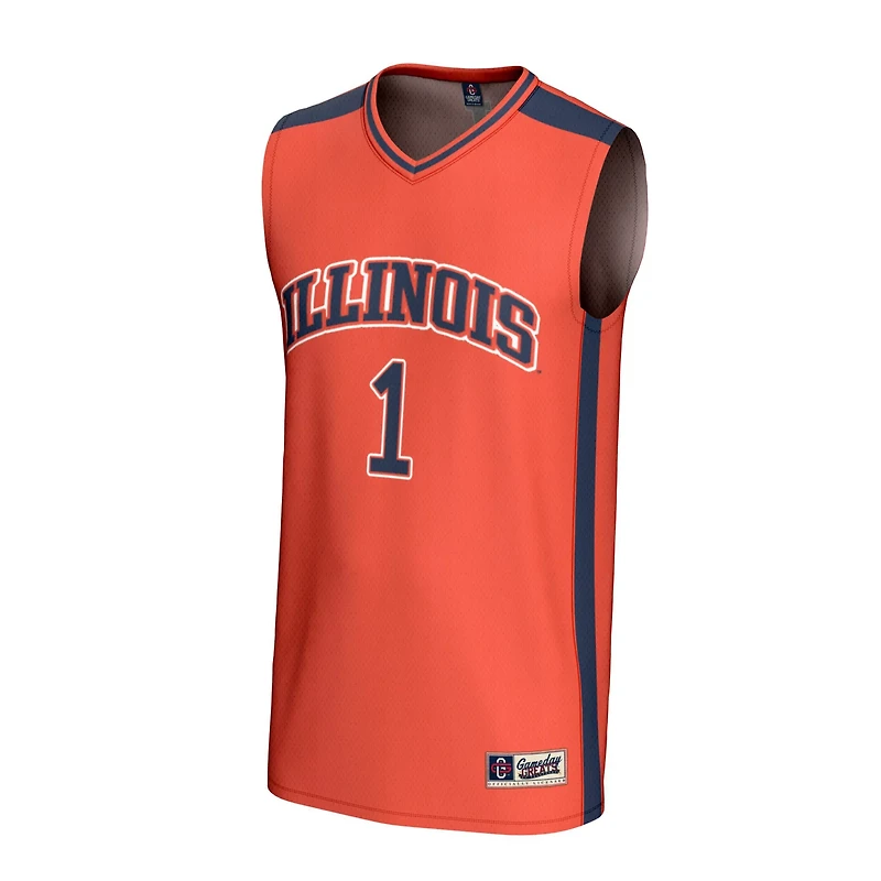 Unisex GameDay Greats 1 Illinois Fighting Illini Lightweight Collegiate Basketball Fashion Jersey