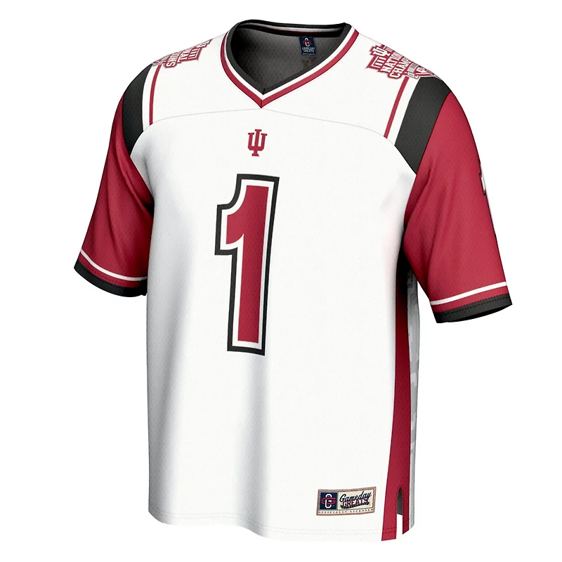 Unisex GameDay Greats 1 Indiana Hoosiers College Football Playoff 2025 National Champions Commemorative Fashion Jersey
