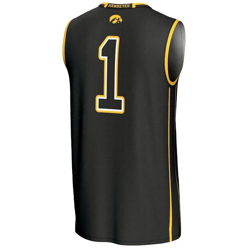 Unisex GameDay Greats 1 Iowa Hawkeyes Lightweight Basketball Jersey