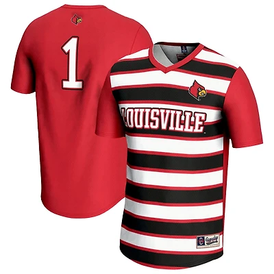 Unisex GameDay Greats 1 Louisville Cardinals Lightweight Soccer Fashion Jersey