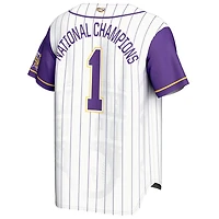 Unisex GameDay Greats 1 LSU Tigers 2025 NCAA Baseball Men's College World Series Champions Lightweight Jersey