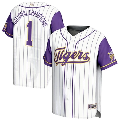 Unisex GameDay Greats 1 LSU Tigers 2025 NCAA Baseball Men's College World Series Champions Lightweight Jersey