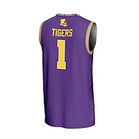 Unisex GameDay Greats 1 LSU Tigers Lightweight Icon Print Basketball Jersey