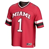 Unisex GameDay Greats 1 Miami University Hawks Lightweight Collegiate Football Fashion Jersey