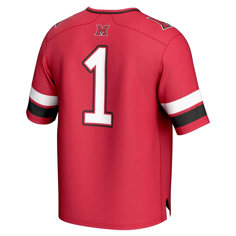 Unisex GameDay Greats 1 Miami University Hawks Lightweight Collegiate Football Fashion Jersey