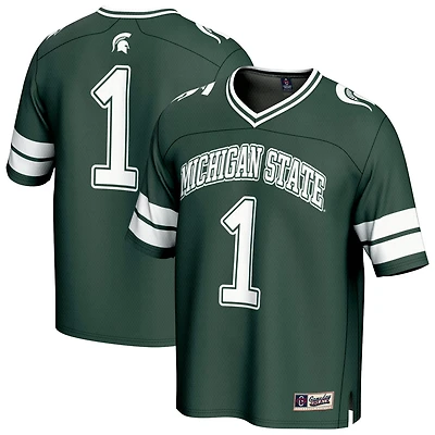 Unisex GameDay Greats 1 Michigan State Spartans Lightweight Collegiate Football Fashion Jersey