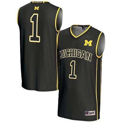Unisex GameDay Greats 1 Michigan Wolverines Lightweight Basketball Jersey