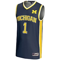 Unisex GameDay Greats 1 Michigan Wolverines Lightweight Basketball Jersey