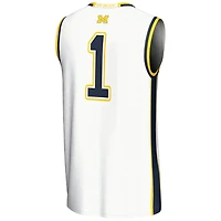 Unisex GameDay Greats 1 Michigan Wolverines Lightweight Basketball Jersey