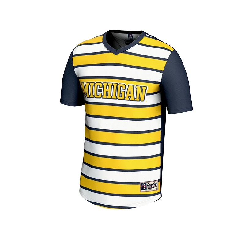 Unisex GameDay Greats 1 Michigan Wolverines Lightweight Soccer Fashion Jersey