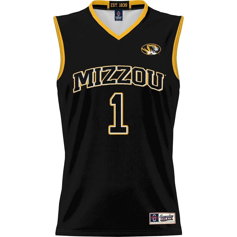 Unisex GameDay Greats 1 Missouri Tigers Lightweight Basketball Jersey