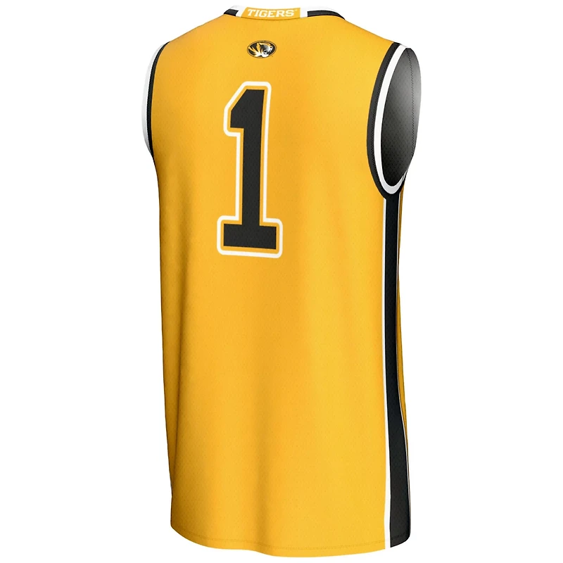 Unisex GameDay Greats 1 Missouri Tigers Lightweight Basketball Jersey