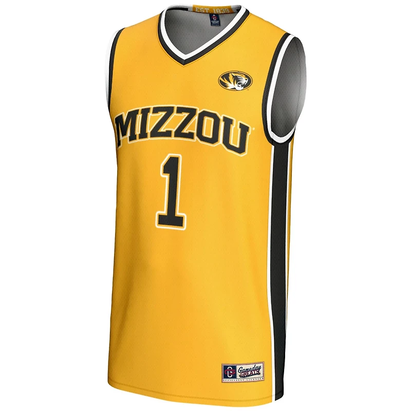 Unisex GameDay Greats 1 Missouri Tigers Lightweight Basketball Jersey