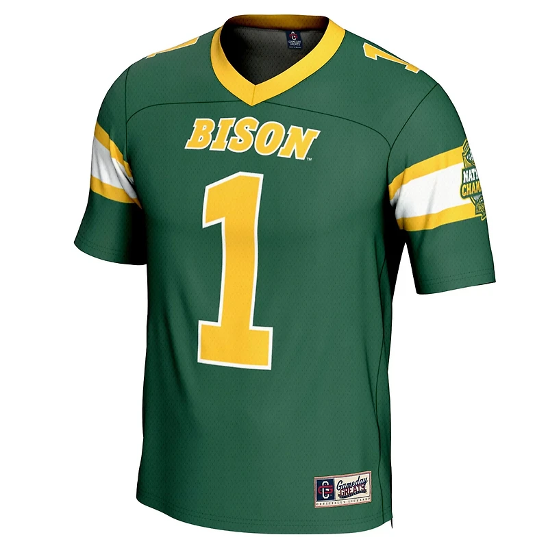 Unisex GameDay Greats 1 NDSU Bison 2024 NCAA FCS Football National Champions Lightweight Fashion Jersey