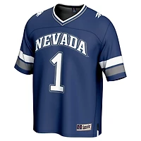 Unisex GameDay Greats 1 Nevada Wolf Pack Lightweight Collegiate Football Fashion Jersey