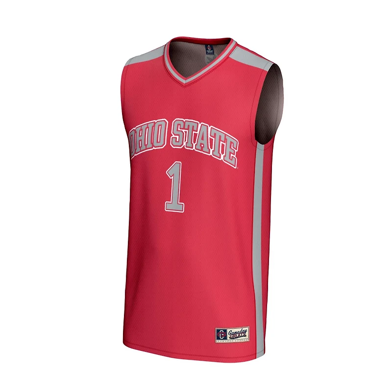 Unisex GameDay Greats 1 Ohio State Buckeyes Lightweight Basketball Fashion Jersey