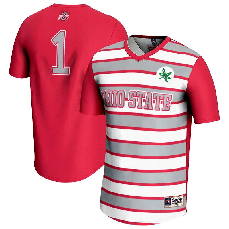 Unisex GameDay Greats 1 Ohio State Buckeyes Lightweight Soccer Fashion Jersey