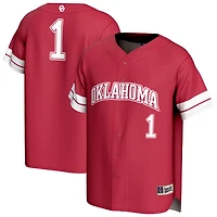 Unisex GameDay Greats 1 Oklahoma Sooners Lightweight Collegiate Baseball Fashion Jersey
