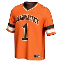 Unisex GameDay Greats 1 Oklahoma State Cowboys Lightweight Collegiate Football Fashion Jersey