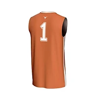 Unisex GameDay Greats 1 Texas Longhorns Lightweight Basketball Fashion Jersey