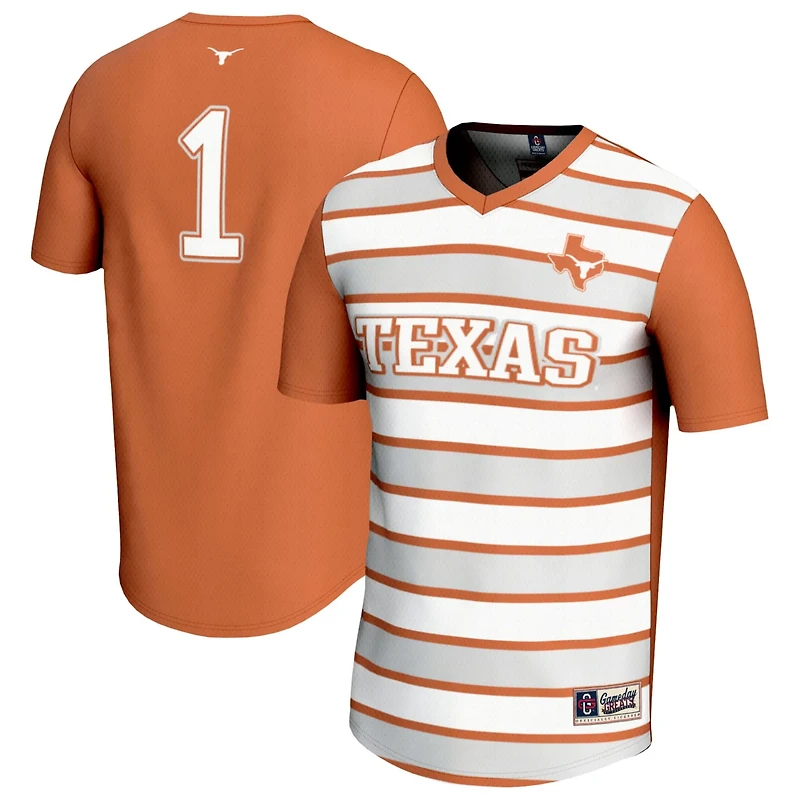 Unisex GameDay Greats 1 Texas Longhorns Lightweight Soccer Fashion Jersey