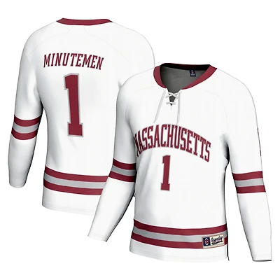 Unisex GameDay Greats 1 UMass Minutemen Hockey Fashion Jersey