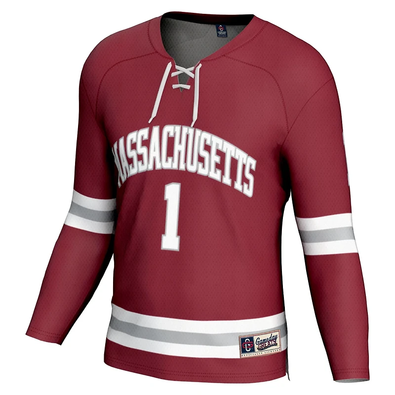 Unisex GameDay Greats 1 UMass Minutemen Hockey Fashion Jersey