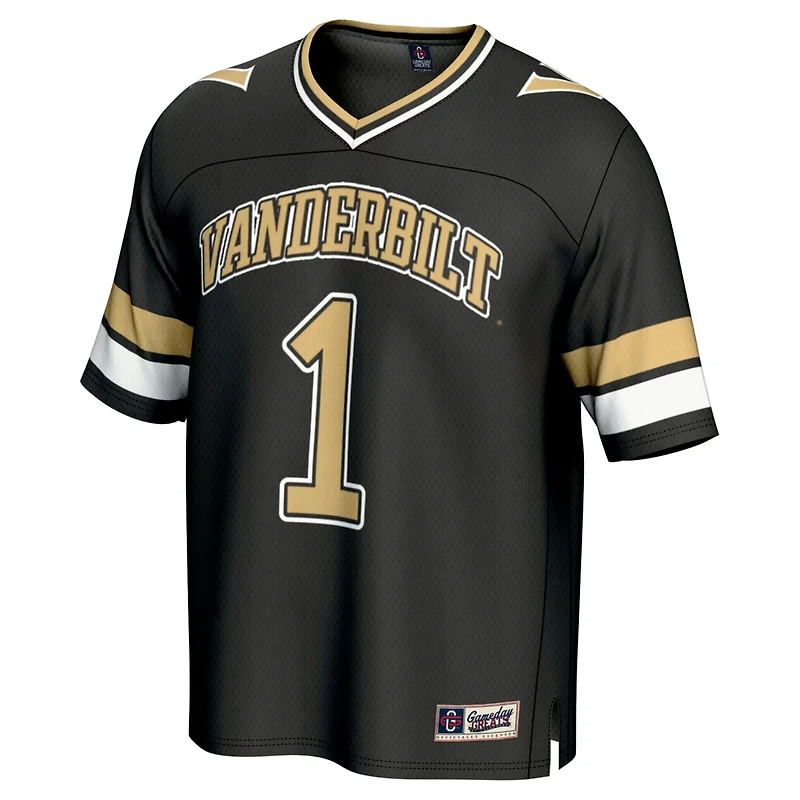 Unisex GameDay Greats 1 Vanderbilt Commodores Lightweight Collegiate Football Fashion Jersey