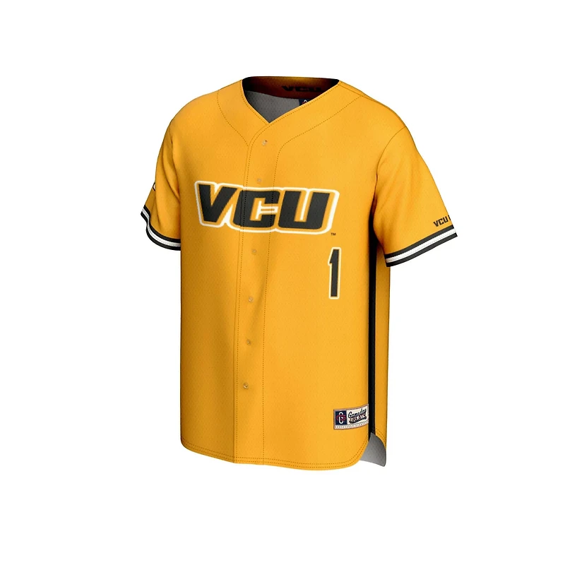 Unisex GameDay Greats 1 VCU Rams Lightweight Baseball Fashion Jersey