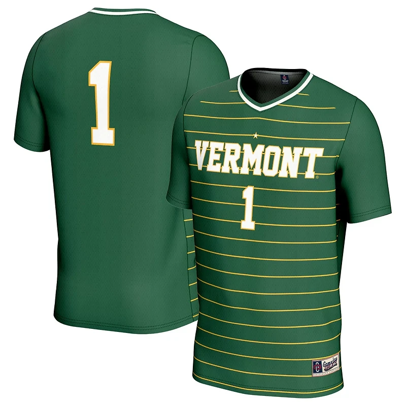 Unisex GameDay Greats 1 Vermont Catamounts 2024 NCAA Men's Soccer National Champions One-Star Lightweight Fashion Jersey