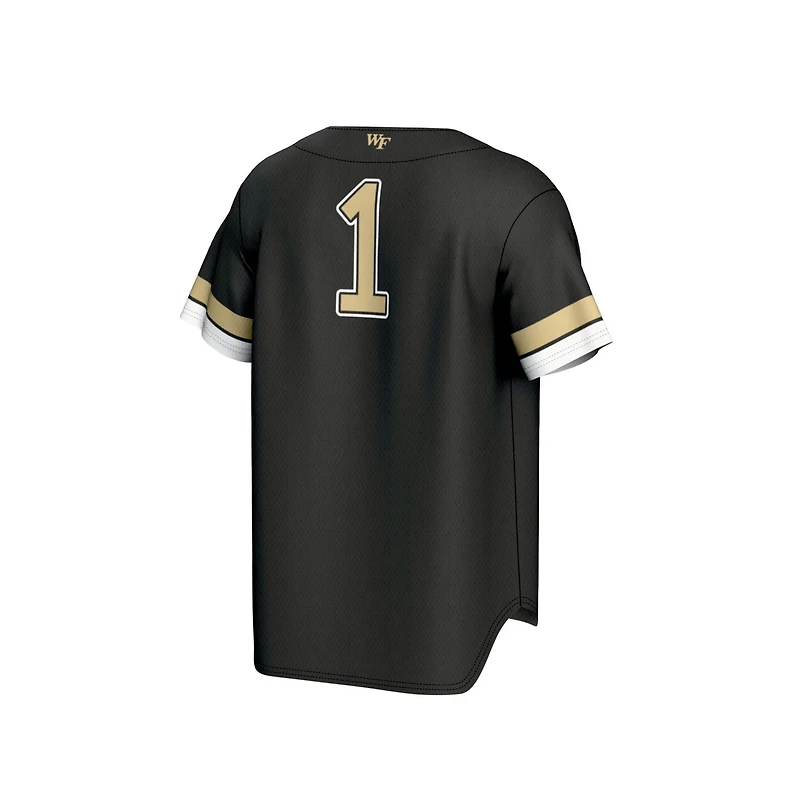 Unisex GameDay Greats 1 Wake Forest Demon Deacons Lightweight Collegiate Baseball Fashion Jersey