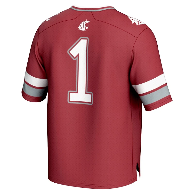 Unisex GameDay Greats 1 Washington State Cougars Lightweight Collegiate Football Fashion Jersey