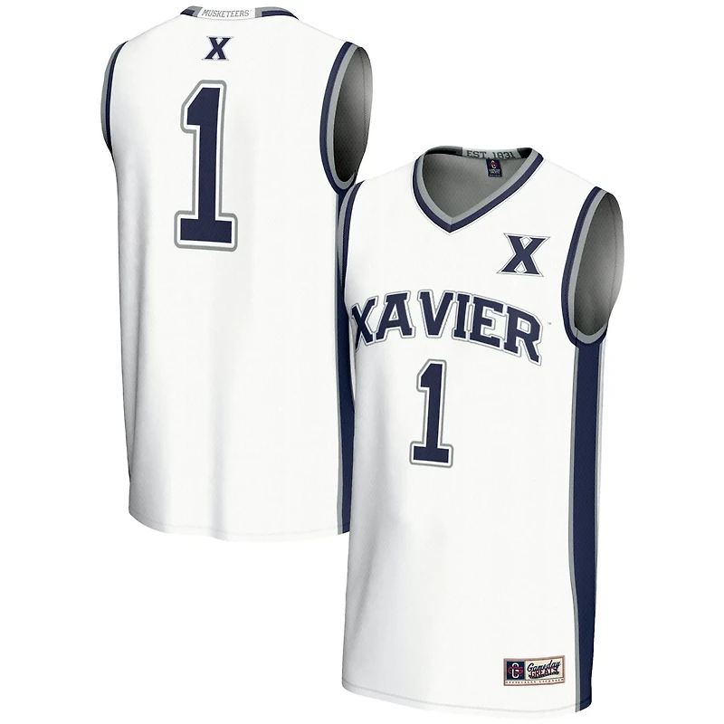 Unisex GameDay Greats 1 Xavier Musketeers Lightweight Basketball Jersey
