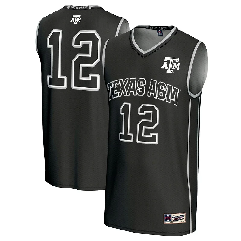 Unisex GameDay Greats 12 Texas AM Aggies Basketball Lightweight Fashion Jersey