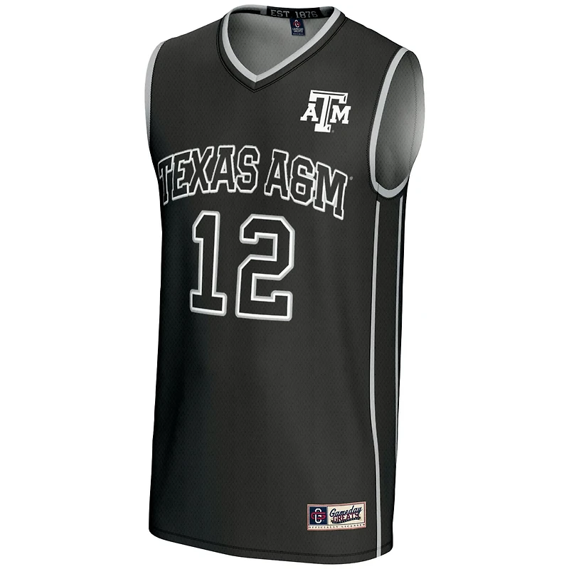 Unisex GameDay Greats 12 Texas AM Aggies Basketball Lightweight Fashion Jersey