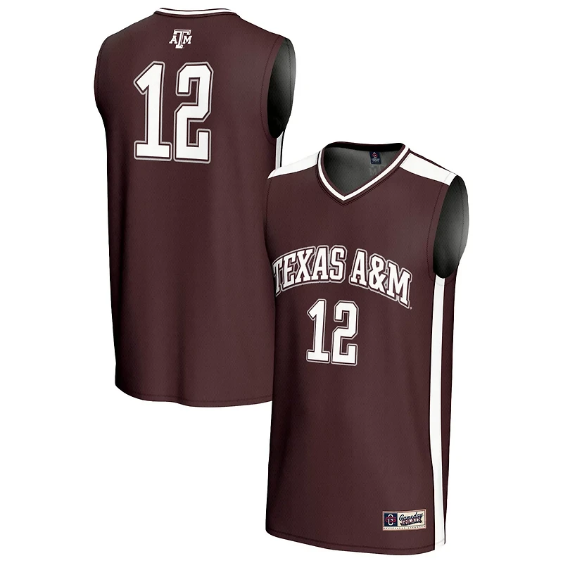 Unisex GameDay Greats 12 Texas AM Aggies Lightweight Basketball Fashion Jersey