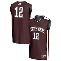 Unisex GameDay Greats 12 Texas AM Aggies Lightweight Basketball Fashion Jersey