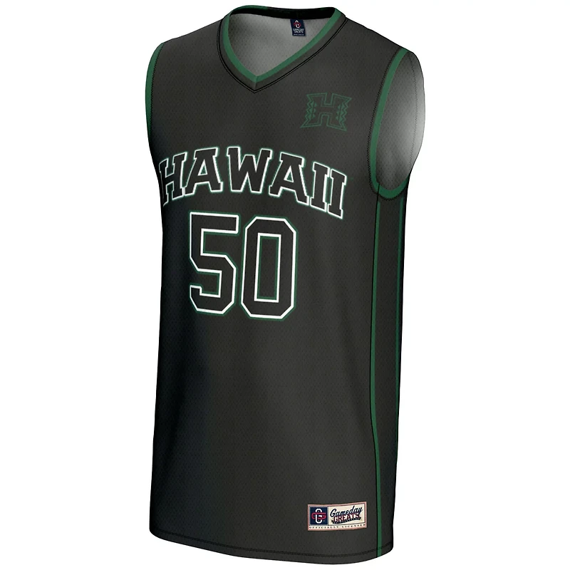 Unisex GameDay Greats 50 Hawaii Rainbow Warriors Lightweight Basketball Jersey