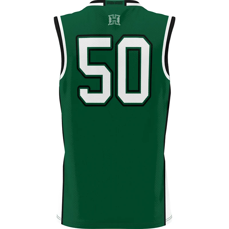 Unisex GameDay Greats 50 Hawaii Rainbow Warriors Lightweight Basketball Jersey