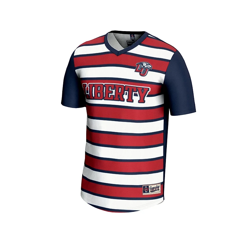 Unisex GameDay Greats 71 Liberty Flames Lightweight Soccer Fashion Jersey