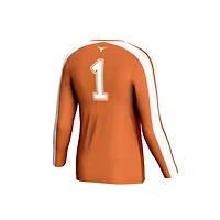 Unisex GameDay Greats Burnt Texas Longhorns 1 Lightweight Volleyball Fashion Jersey