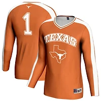 Unisex GameDay Greats Burnt Texas Longhorns 1 Lightweight Volleyball Fashion Jersey
