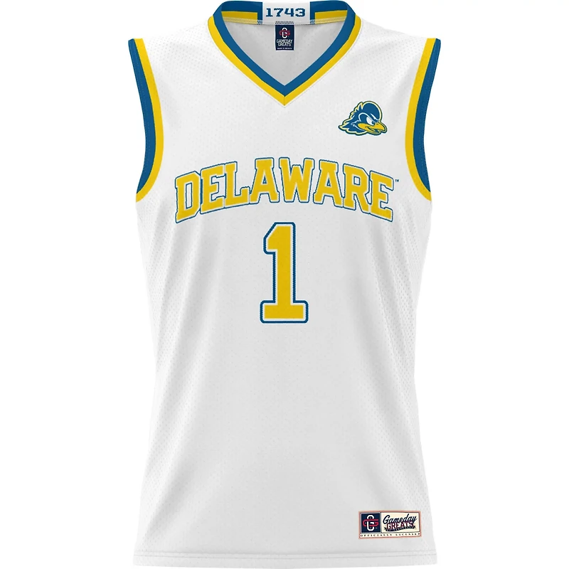Unisex GameDay Greats Delaware Fightin' Blue Hens Lightweight Basketball Jersey