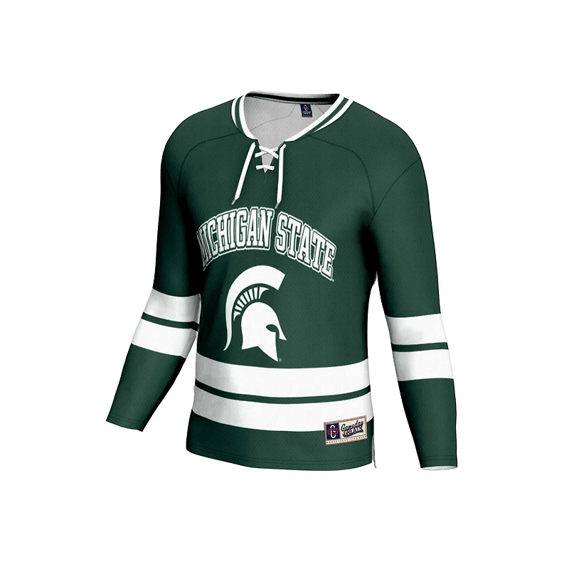 Unisex GameDay Greats Michigan State Spartans Lightweight Men's Hockey Fashion Jersey